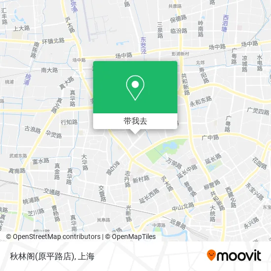 秋林阁(原平路店)地图