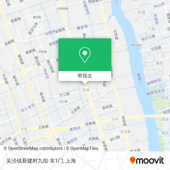 吴泾镇新建村九组-东1门地图