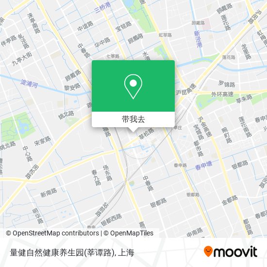 量健自然健康养生园(莘谭路)地图