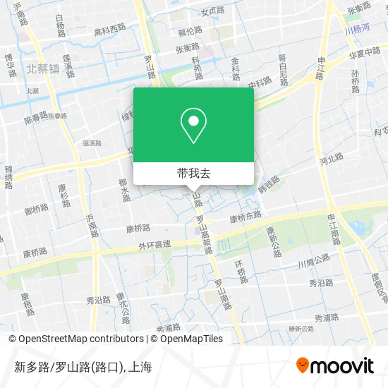 新多路/罗山路(路口)地图