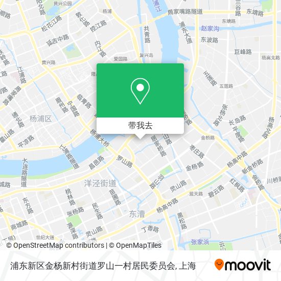 浦东新区金杨新村街道罗山一村居民委员会地图