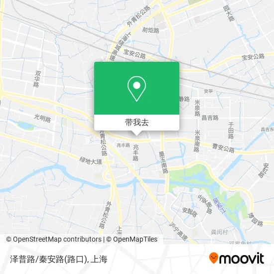 泽普路/秦安路(路口)地图