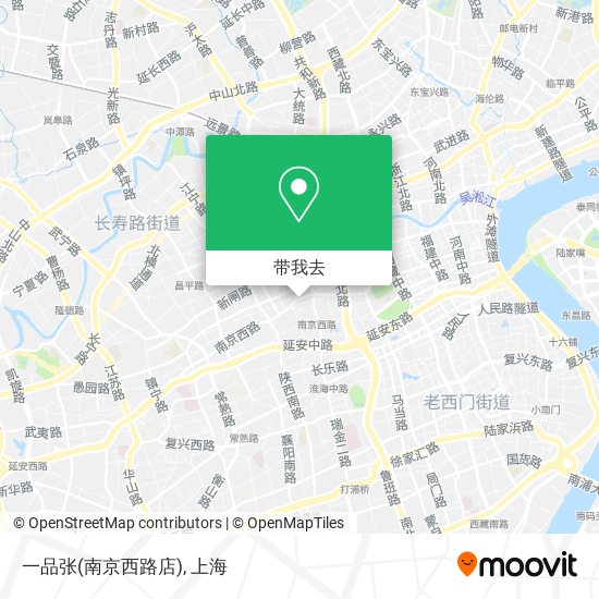 一品张(南京西路店)地图
