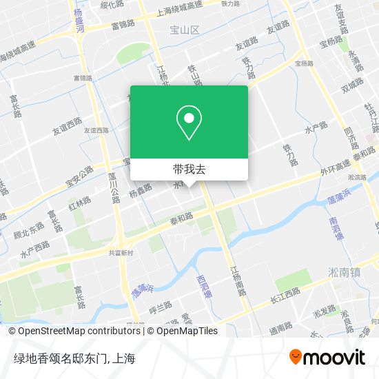 绿地香颂名邸东门地图