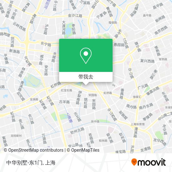中华别墅-东1门地图