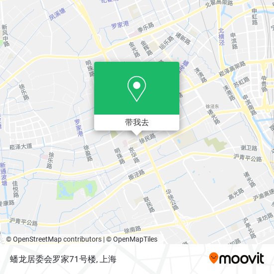 蟠龙居委会罗家71号楼地图