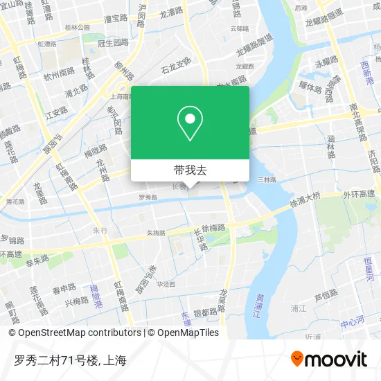 罗秀二村71号楼地图