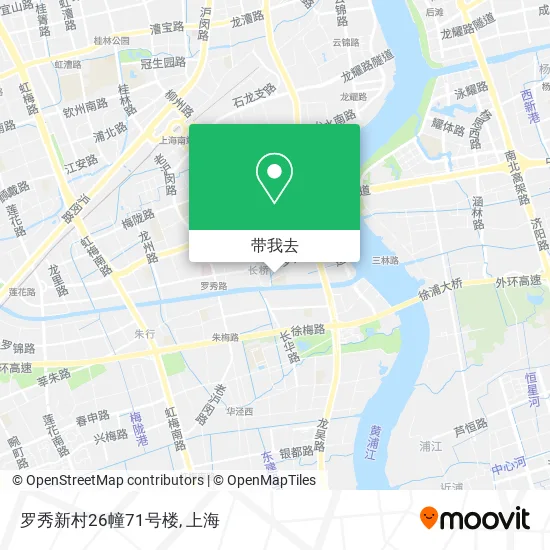 罗秀新村26幢71号楼地图
