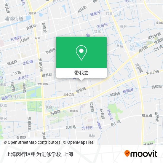 上海闵行区申为进修学校地图