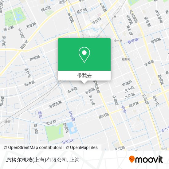 恩格尔机械(上海)有限公司地图