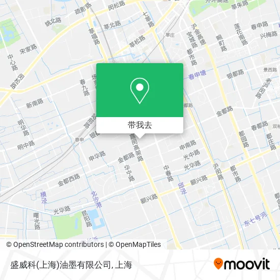 盛威科(上海)油墨有限公司地图