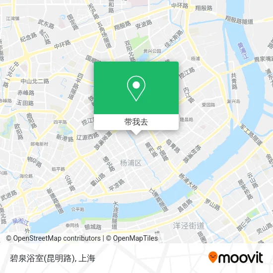 碧泉浴室(昆明路)地图