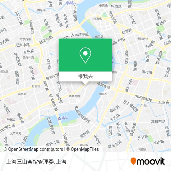 上海三山会馆管理委地图