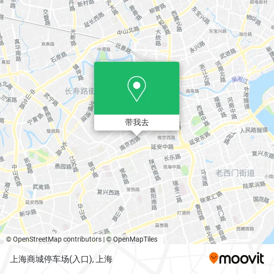 上海商城停车场(入口)地图