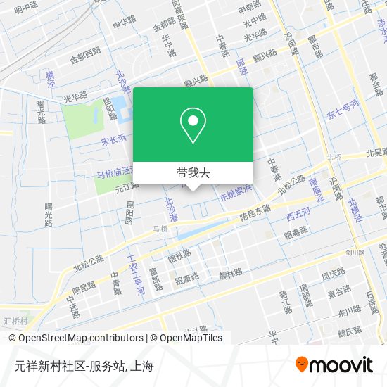 元祥新村社区-服务站地图
