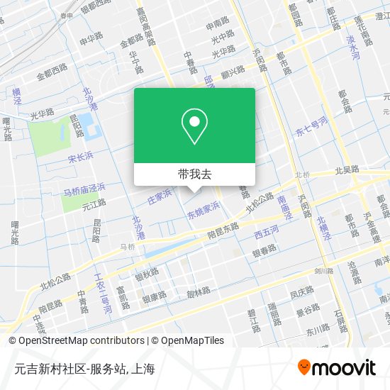 元吉新村社区-服务站地图