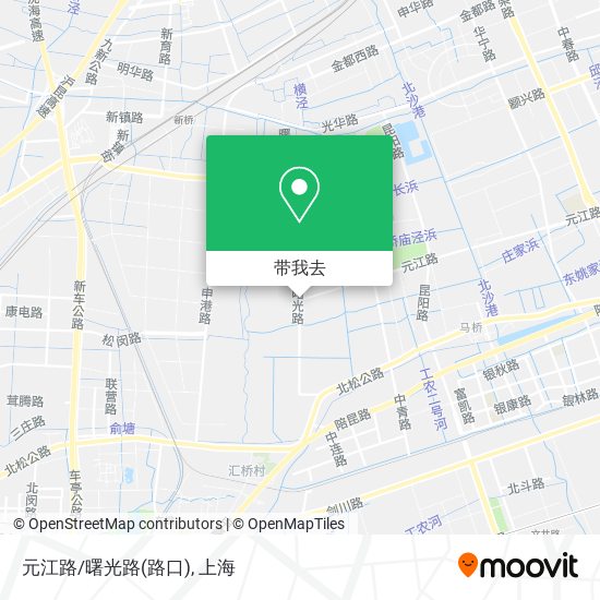 元江路/曙光路(路口)地图