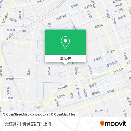 元江路/中青路(路口)地图