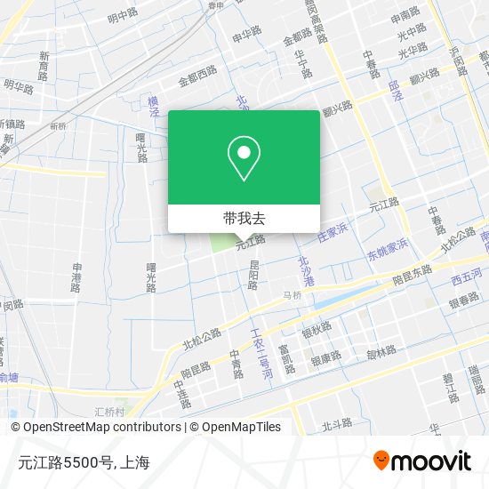 元江路5500号地图