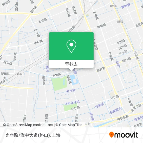 光华路/旗中大道(路口)地图