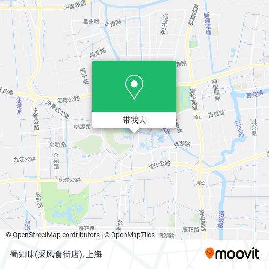 蜀知味(采风食街店)地图