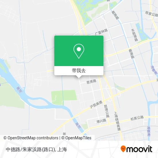 中德路/朱家浜路(路口)地图