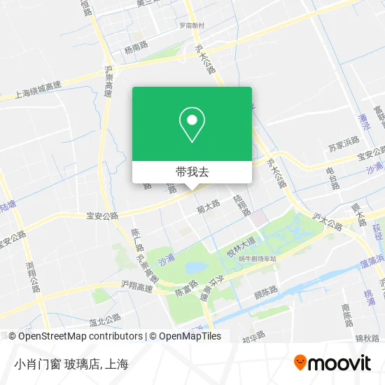 小肖门窗 玻璃店地图