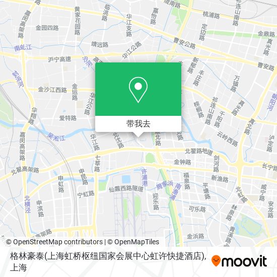 格林豪泰(上海虹桥枢纽国家会展中心虹许快捷酒店)地图