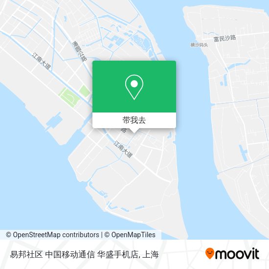 易邦社区  中国移动通信  华盛手机店地图