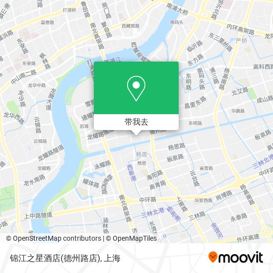 锦江之星酒店(德州路店)地图