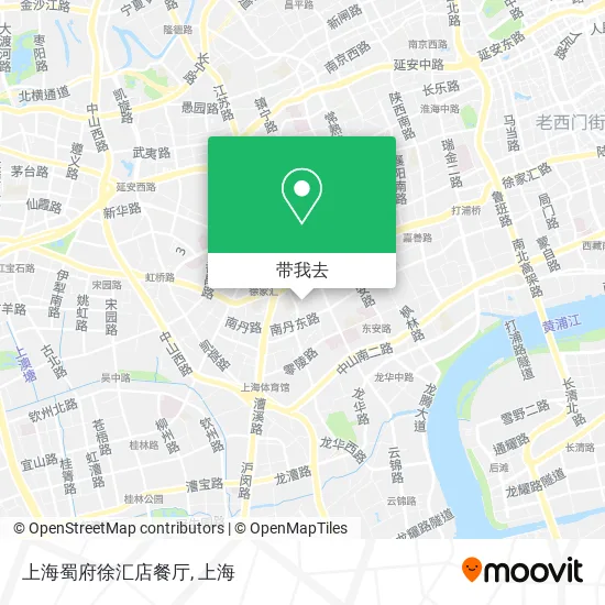 上海蜀府徐汇店餐厅地图