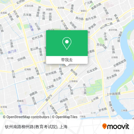 钦州南路柳州路(教育考试院)地图