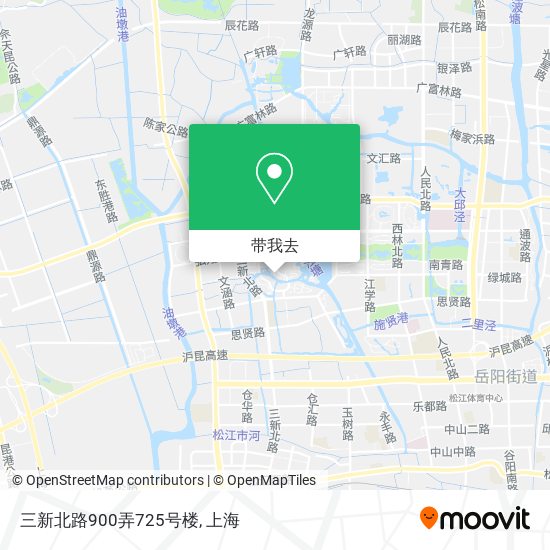 三新北路900弄725号楼地图