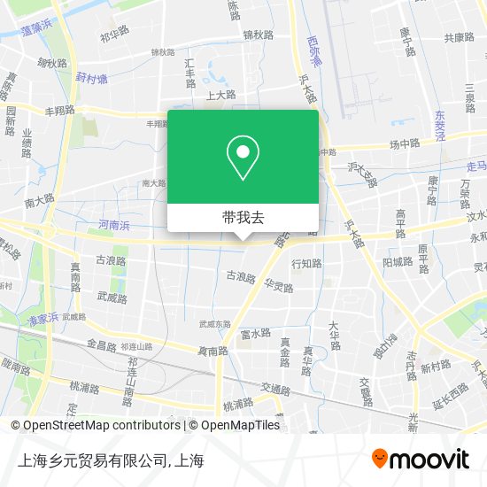 上海乡元贸易有限公司地图