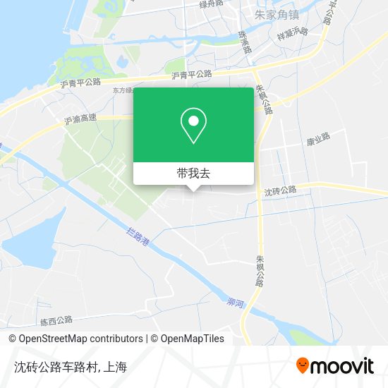 沈砖公路车路村地图