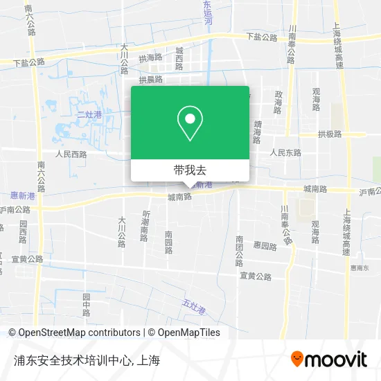 浦东安全技术培训中心地图