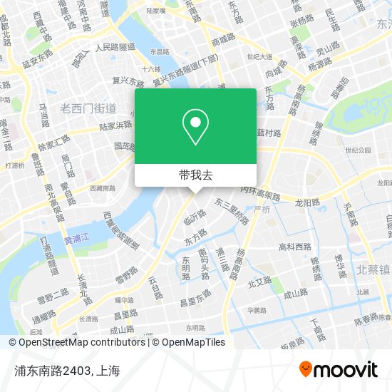 浦东南路2403地图