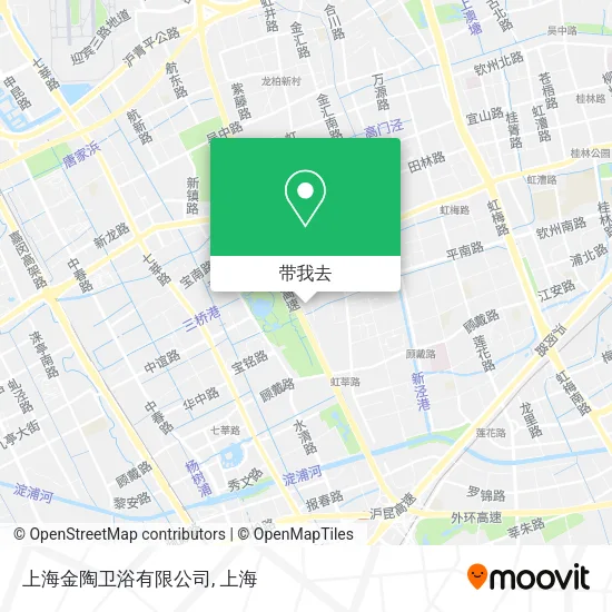 上海金陶卫浴有限公司地图