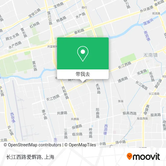 长江西路爱辉路地图