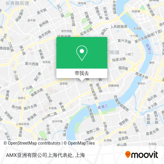 AMX亚洲有限公司上海代表处地图