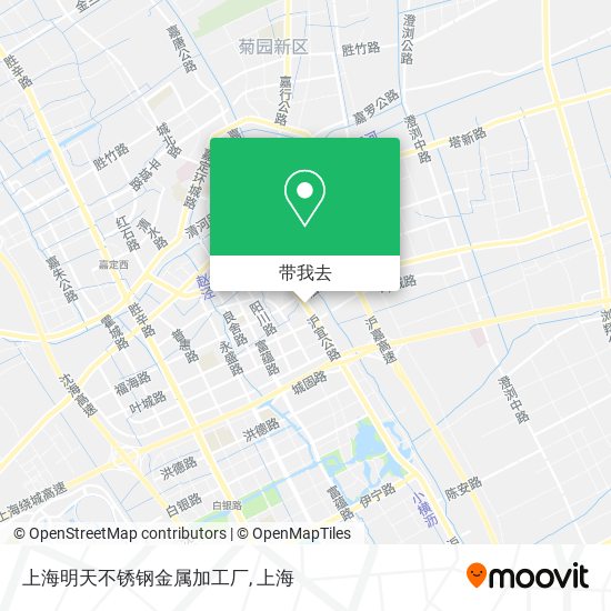 上海明天不锈钢金属加工厂地图