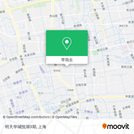 明天华城悦湖3期地图