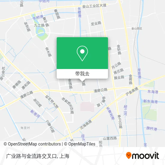 广业路与金流路交叉口地图
