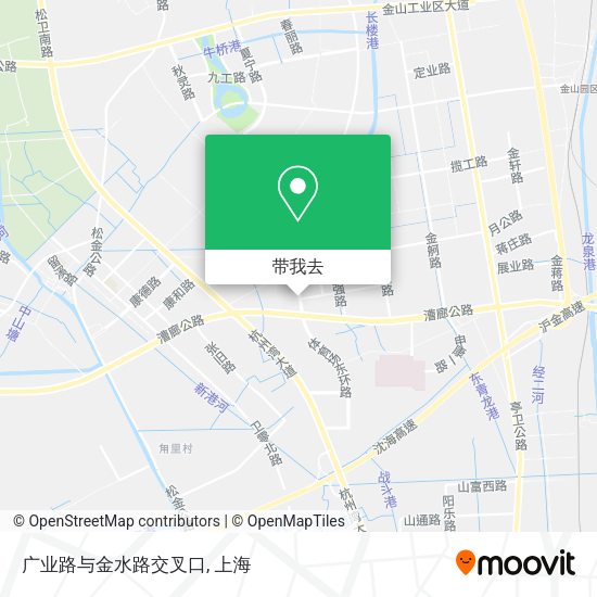 广业路与金水路交叉口地图