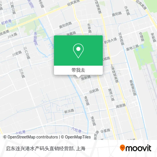 启东连兴港水产码头直销经营部地图