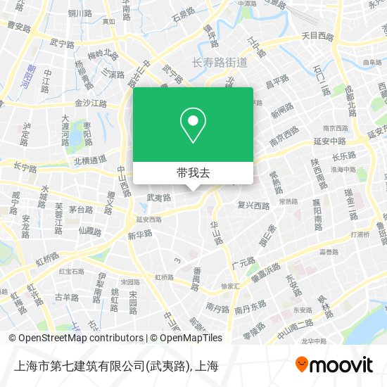 上海市第七建筑有限公司(武夷路)地图