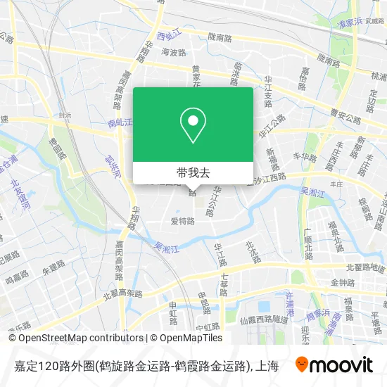嘉定120路外圈(鹤旋路金运路-鹤霞路金运路)地图
