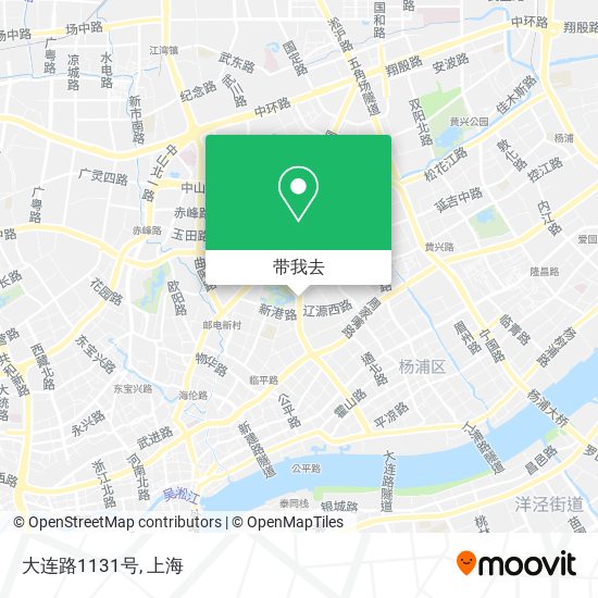 大连路1131号地图