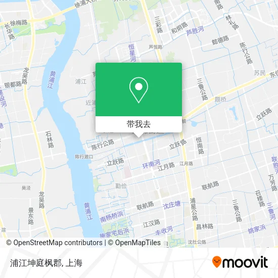 浦江坤庭枫郡地图