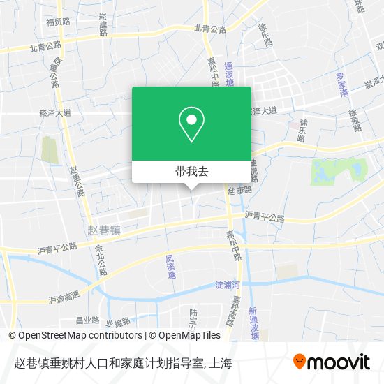 赵巷镇垂姚村人口和家庭计划指导室地图